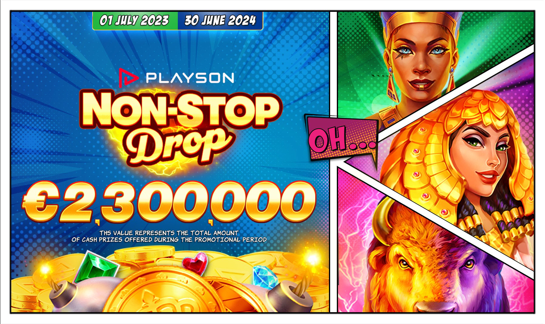 Playson Non-Stop Drop 2,300,000 EUR